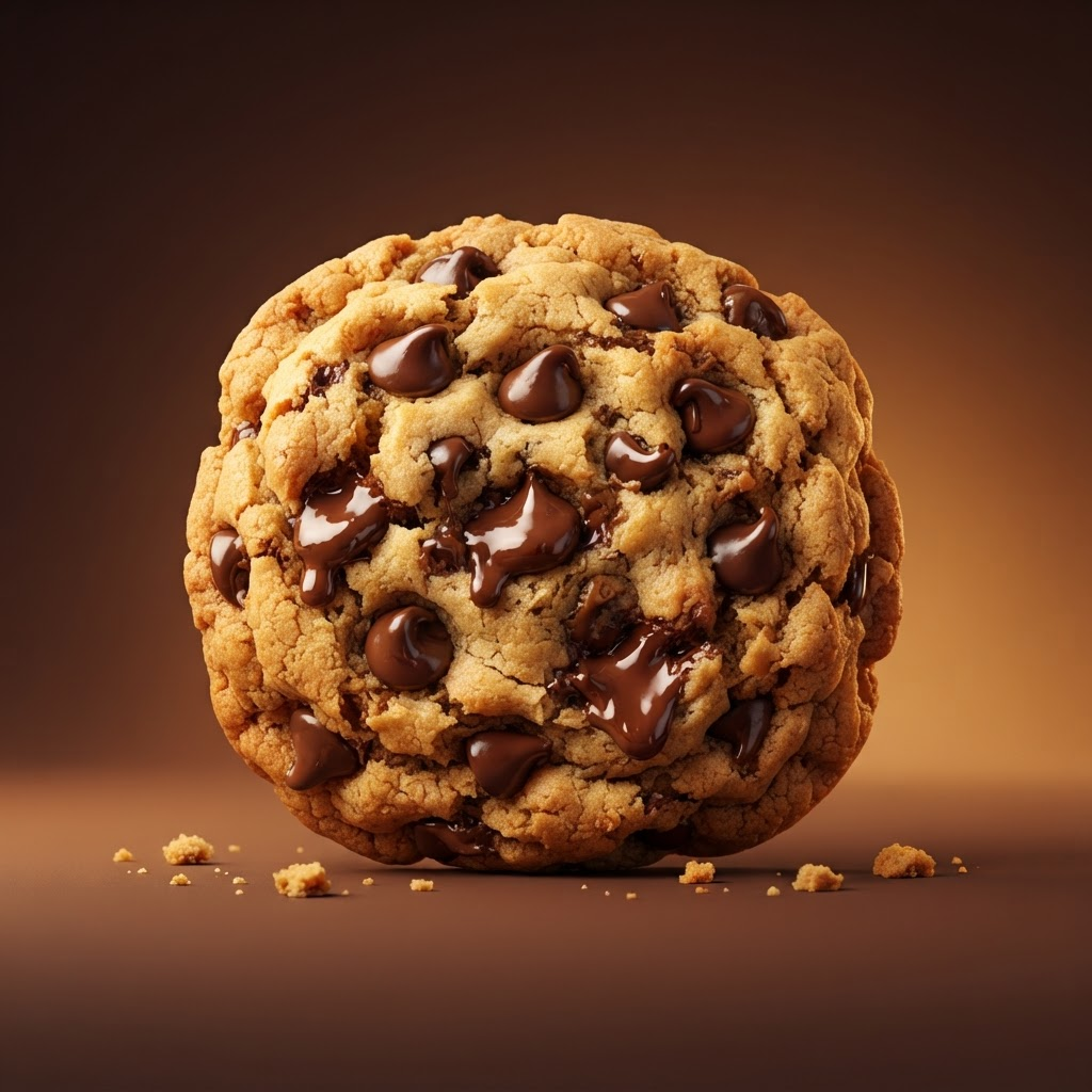 Sunshine golden chocolate-chip kookie with melted chocolate pockets